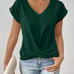 Elegantes T-Shirt mit V-Ausschnitt – Produktansicht 7