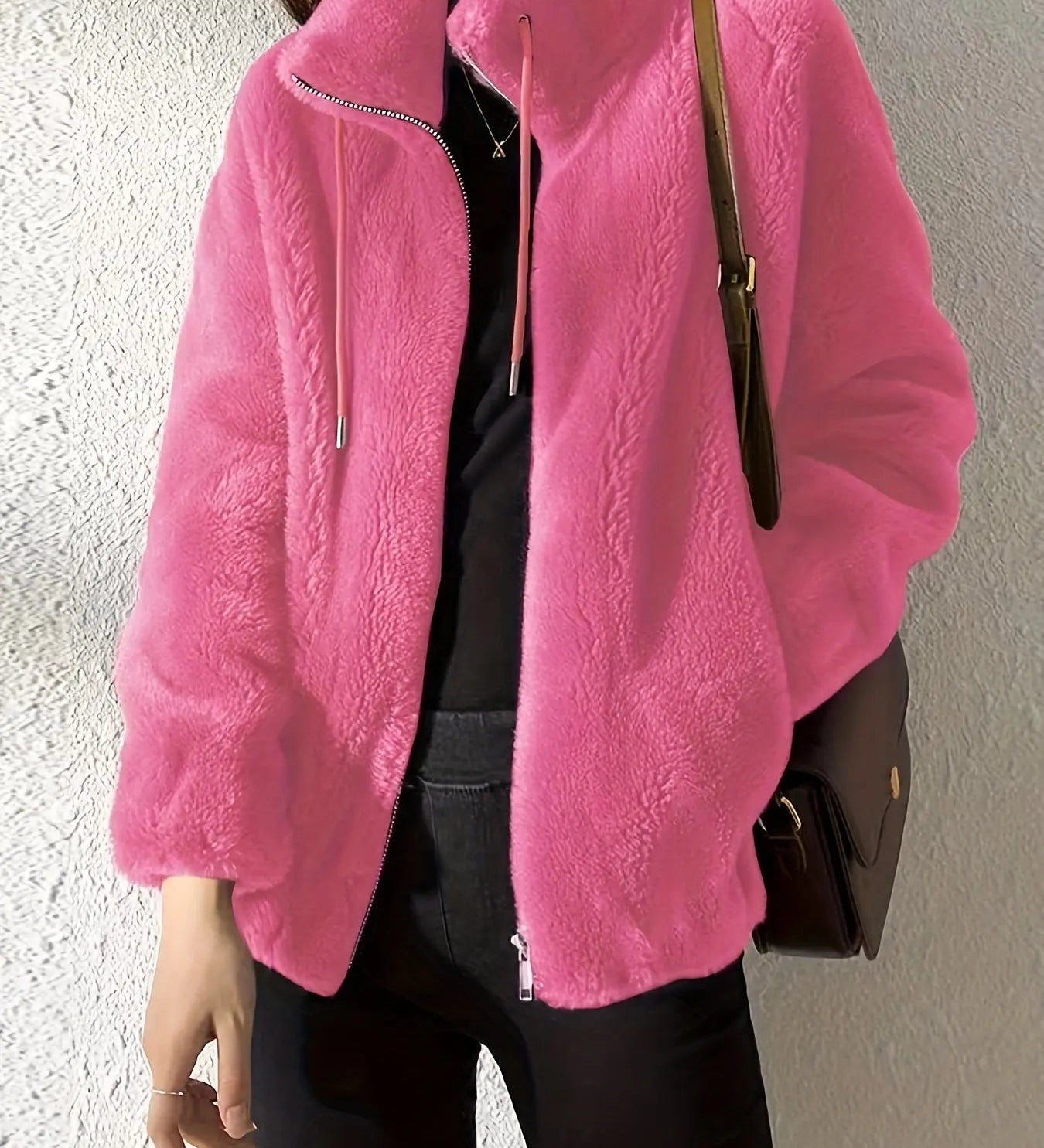 Weiche Damen-Fleecejacke – Produktansicht 2