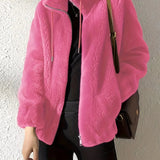 Weiche Damen-Fleecejacke – Produktansicht 2