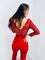 Karina | Eleganter Jumpsuit mit Spitzenärmeln und offenem Rücken