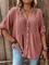 Bluse mit V-Ausschnitt und Knöpfen – Produktansicht 3