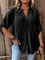 Bluse mit V-Ausschnitt und Knöpfen – Produktansicht 5