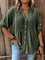 Bluse mit V-Ausschnitt und Knöpfen – Produktansicht 4