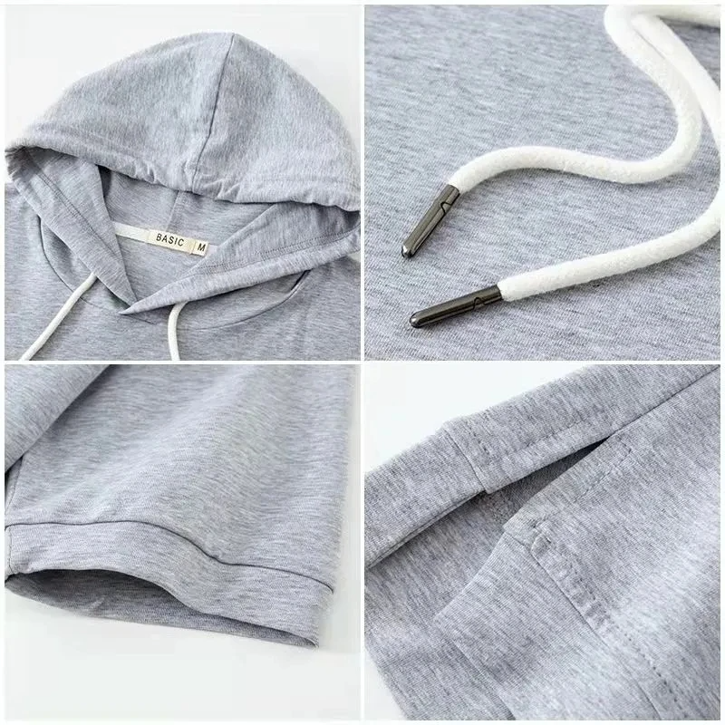 Bequemer Hoodie mit Kapuze – Produktansicht 6