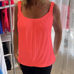 Ärmelloses Shirt mit Raffung – Produktansicht 6