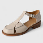 Bequeme Mary-Jane-Sandalen in Wickeloptik – Produktansicht 1