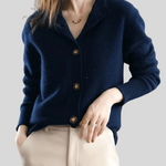 Cardigan aus Wollmischung mit V-Ausschnitt – Produktansicht 6