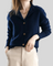 Cardigan aus Wollmischung mit V-Ausschnitt – Produktansicht 6
