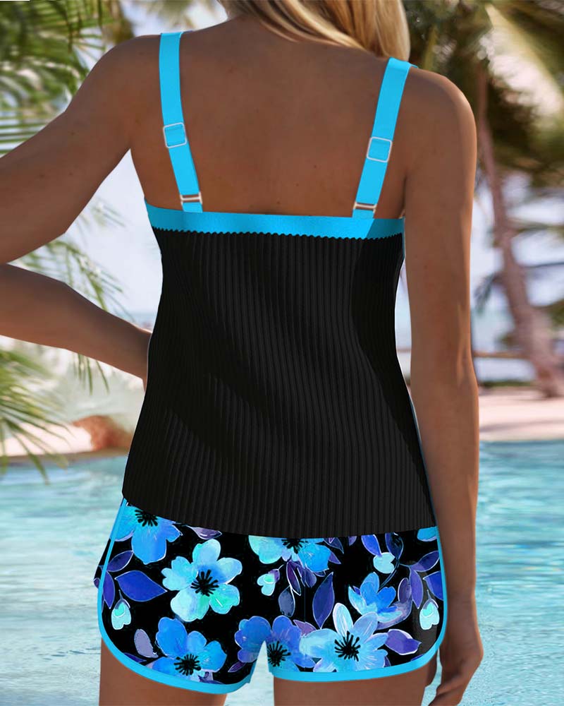 Bequemer zweiteiliger Tankini für Damen – Produktansicht 14