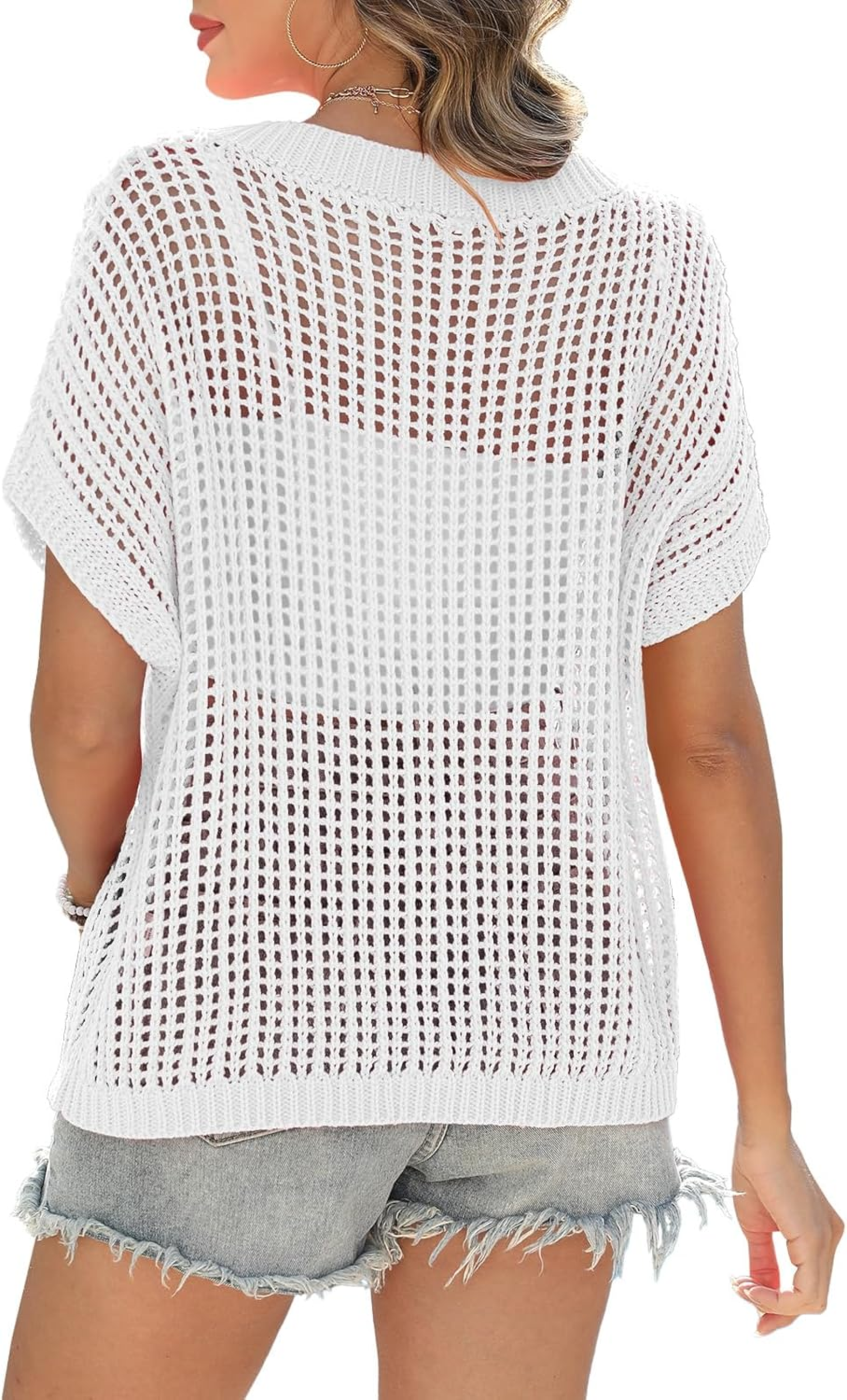 Häkeloberteil mit luftiger Textur – Produktansicht 18