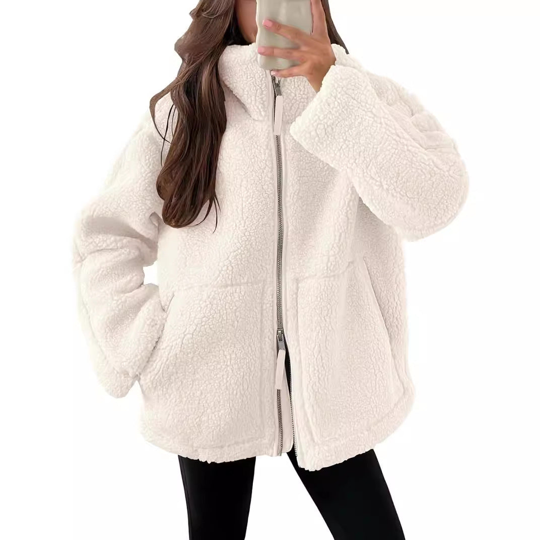 Fleecejacke mit Reverskragen – Produktansicht 3