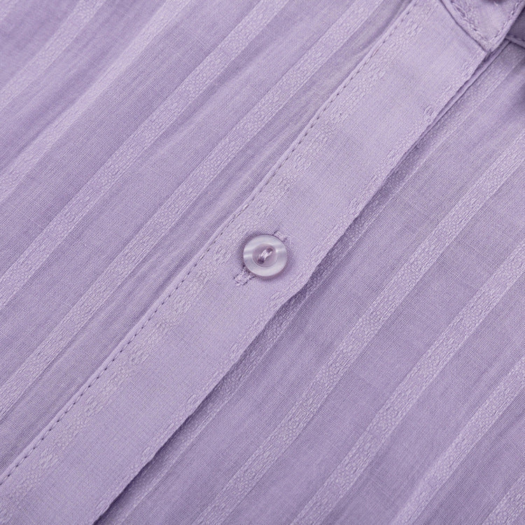 Bequemes Set aus Oberteil und Shorts mit Knopfleiste – Produktansicht 6