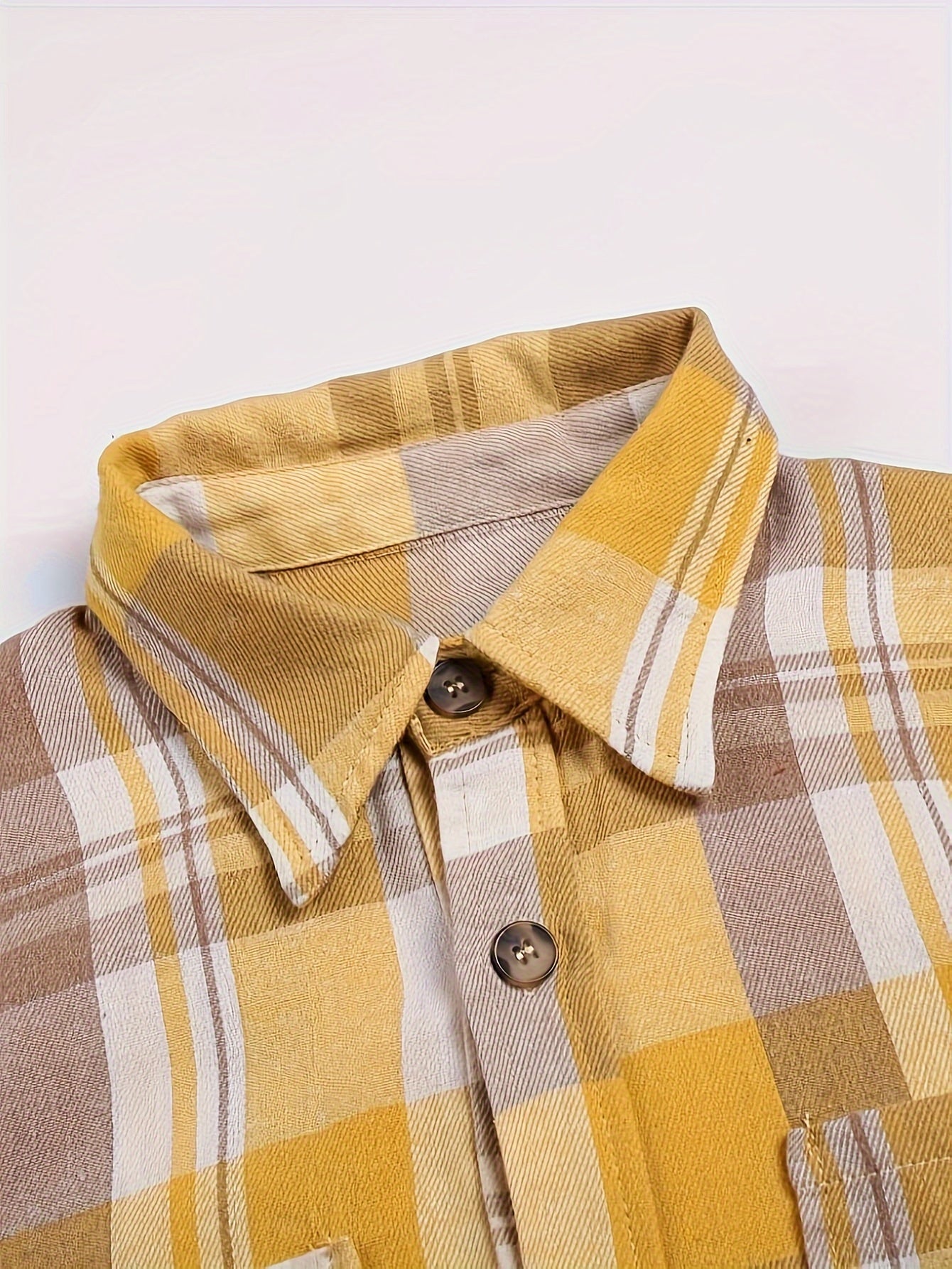 Langärmliges Gingham-Hemd – Produktansicht 7