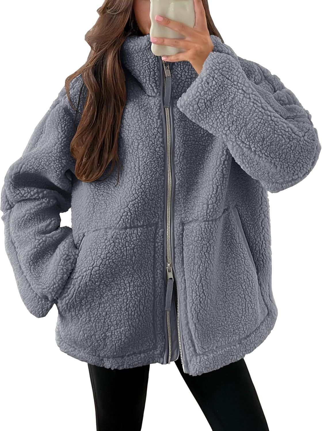 Fleecejacke mit Reverskragen – Produktansicht 7