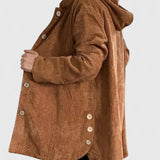 Damen-Winterjacke aus Cord – Produktansicht 2