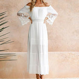 Elegantes Off-Shoulder-Maxikleid – Produktansicht 2