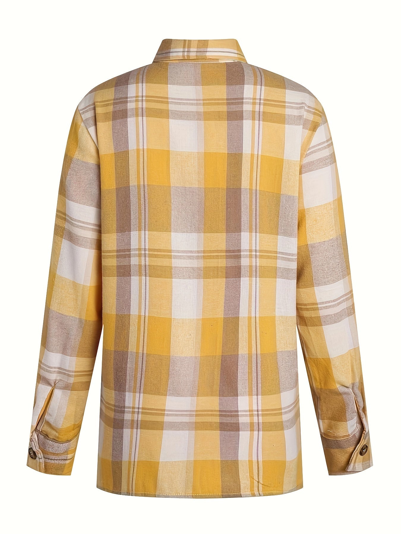 Langärmliges Gingham-Hemd – Produktansicht 5