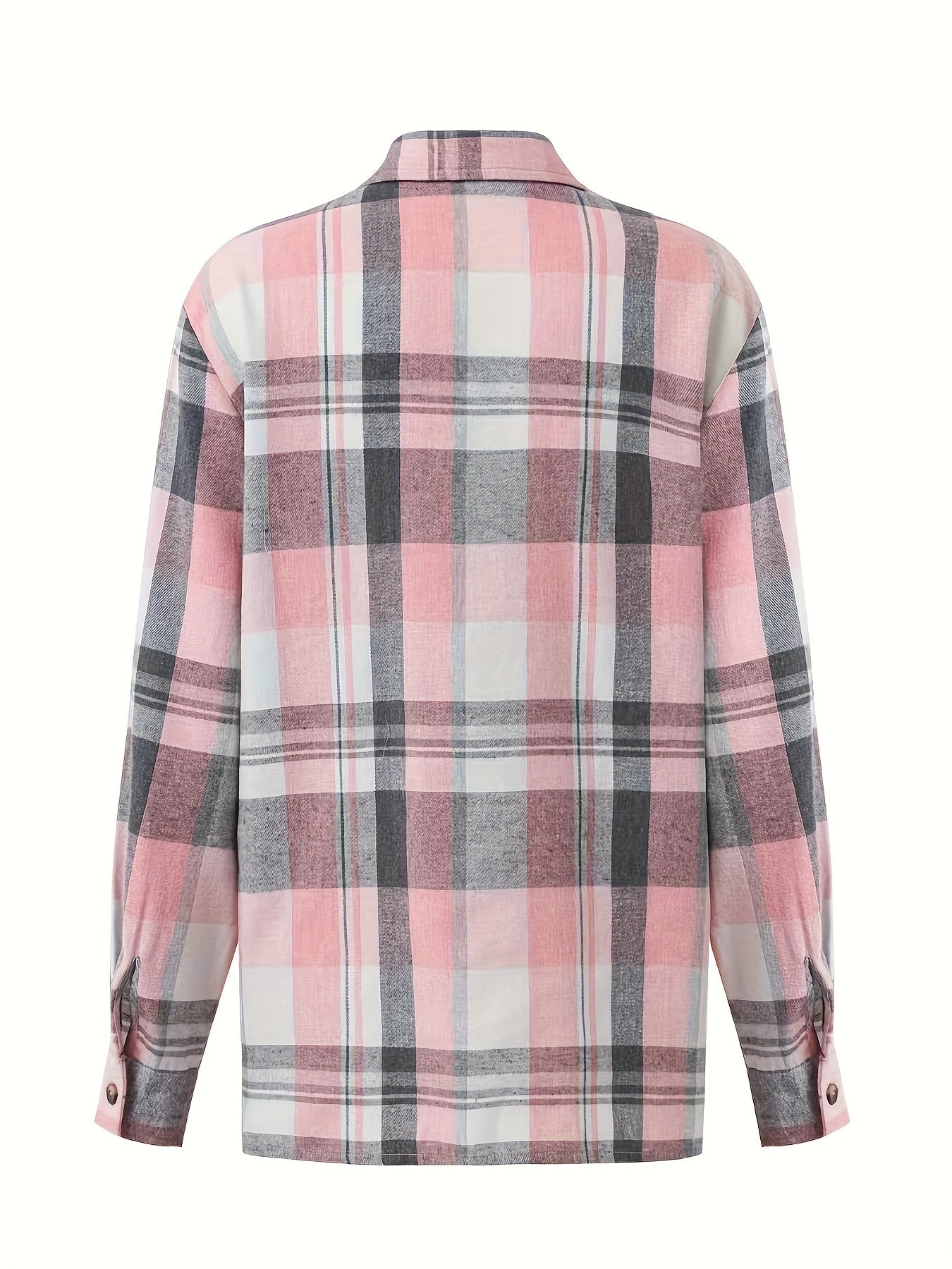 Langärmliges Gingham-Hemd – Produktansicht 6