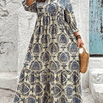 Bequemes Boho-Mosaik-Kleid – Produktansicht 1