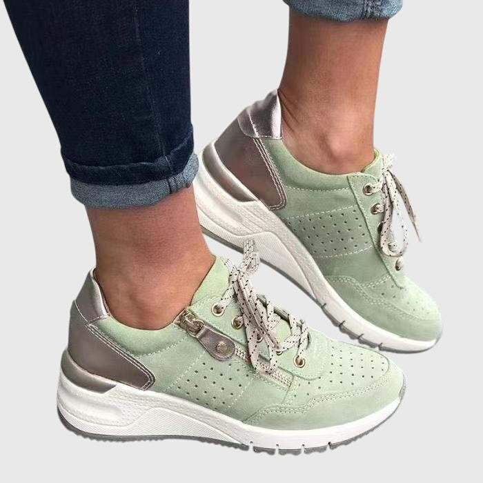 Bequeme Sneakers mit weicher Dämpfung in Wickeloptik – Produktansicht 1
