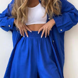 Elegantes zweiteiliges Ensemble im Oversize-Schnitt – Produktansicht 2