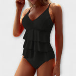 Stilvoller Badeanzug mit sommerlichem Print – Produktansicht 6