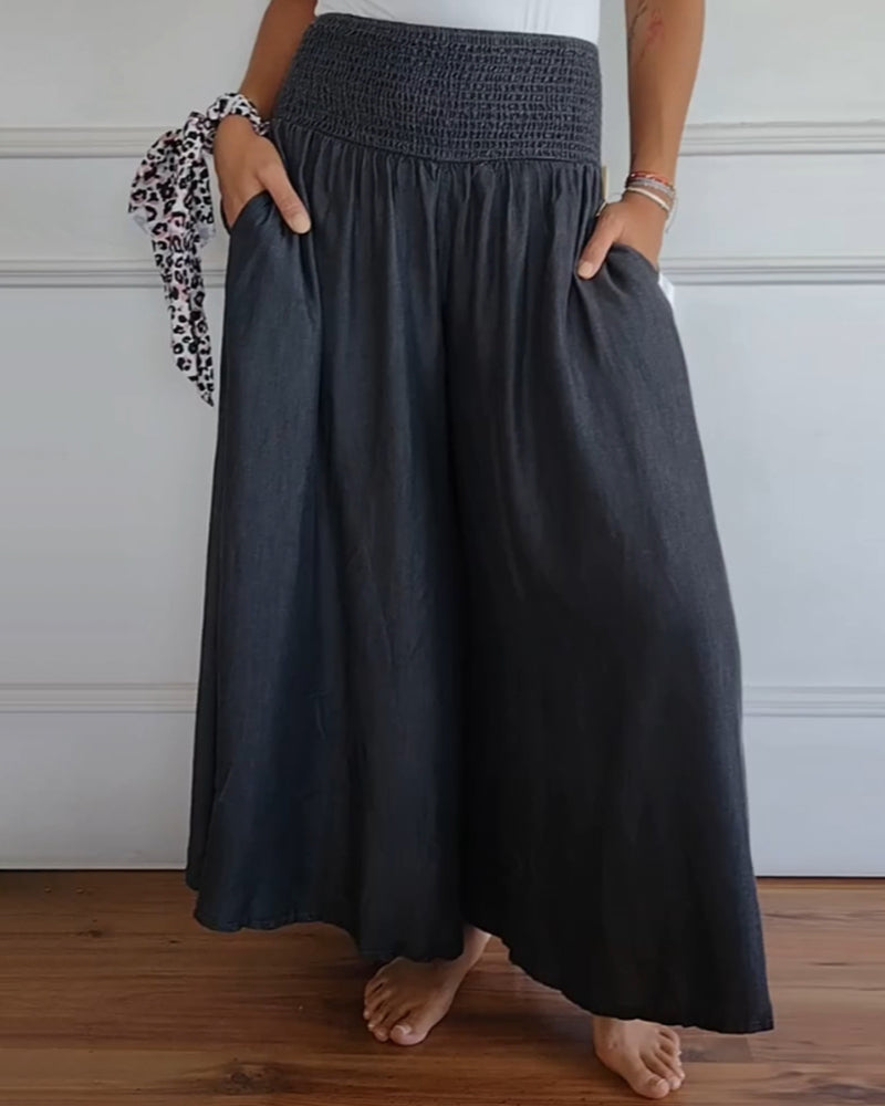 Bequeme Hose mit elastischem Bund – Produktansicht 2