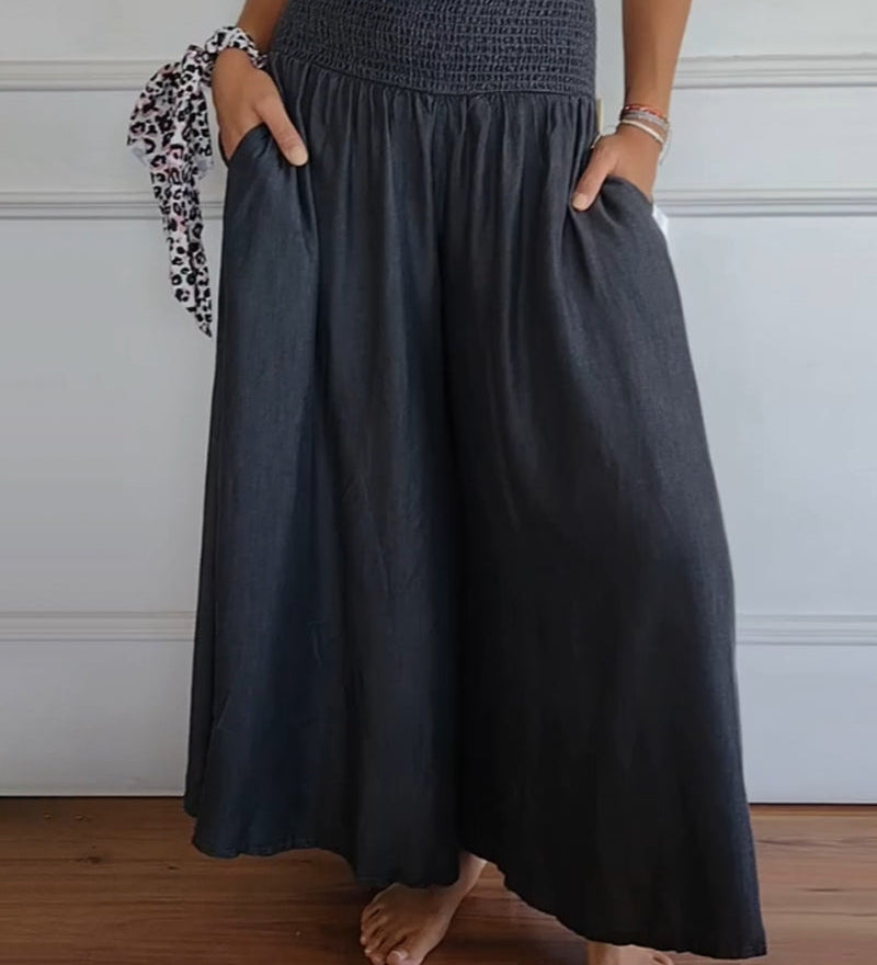 Bequeme Hose mit elastischem Bund – Produktansicht 2