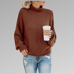 Oversize-Rollkragenpullover aus bequemem Strick – Produktansicht 4