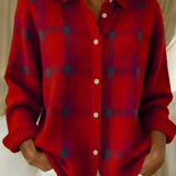 Weicher Cardigan mit elegantem Karomuster – Produktansicht 3