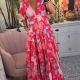 Farbenfrohes Blumenkleid – Produktansicht 2