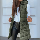 lange ärmellose Daunenjacke – Produktansicht 4