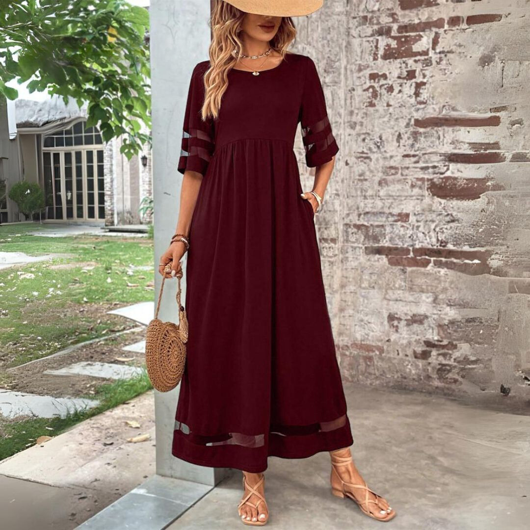 Bequemes Kleid mit lockerem Schnitt – Produktansicht 5