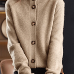 Cardigan aus Wollmischung mit V-Ausschnitt – Produktansicht 7