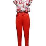 Elegantes Set aus Oberteil und Hose mit Volants – Produktansicht 6