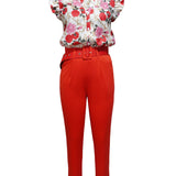 Elegantes Set aus Oberteil und Hose mit Volants – Produktansicht 6