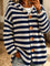 Moderner Streifenpullover aus weichem Strick – Produktansicht 10