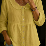 Moderne Bluse mit Peter-Pan-Kragen – Produktansicht 7