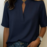 Klassische Bluse mit elegantem Kragen – Produktansicht 3