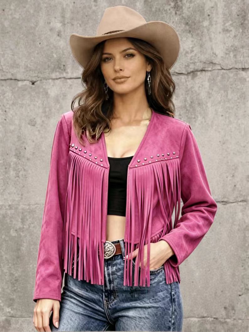 Langer Cardigan mit trendigen Nieten-Details – Produktansicht 8