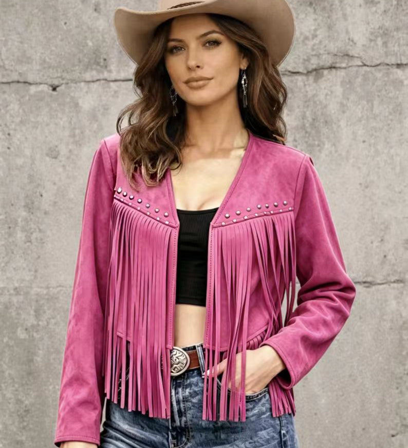 Langer Cardigan mit trendigen Nieten-Details – Produktansicht 8