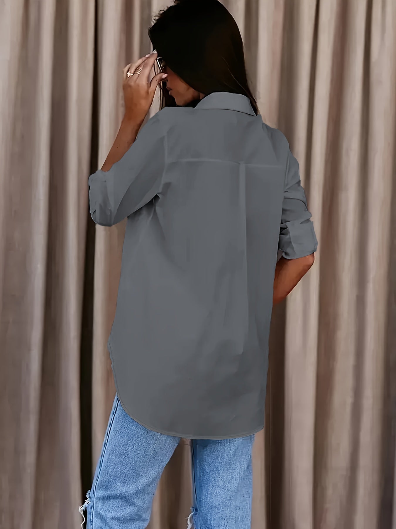 Hemdbluse mit Reverskragen – Produktansicht 8