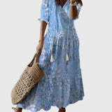 Bequemes Vintage-Boho-Maxikleid für den Sommer – Produktansicht 5