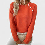 Asymmetrischer Pullover mit Rundhalsausschnitt – Produktansicht 2