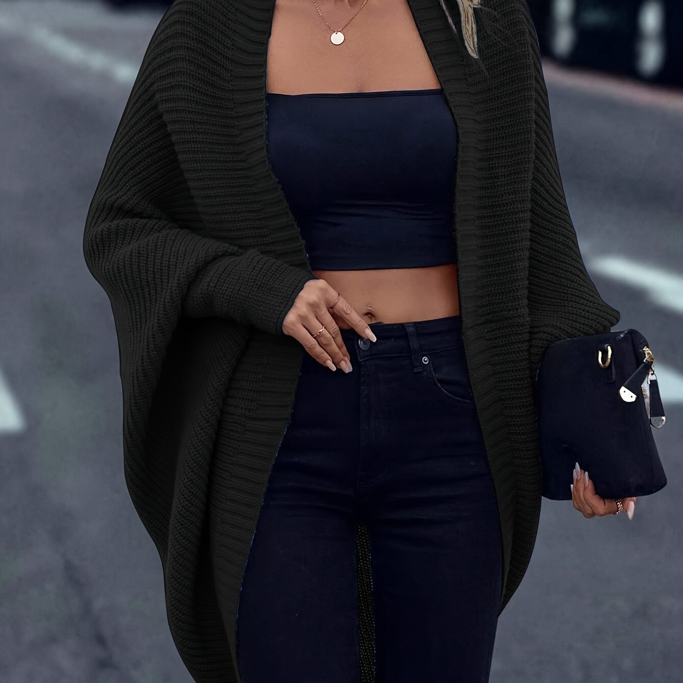 Oversize-Strickweste zum lässigen Layern – Produktansicht 4