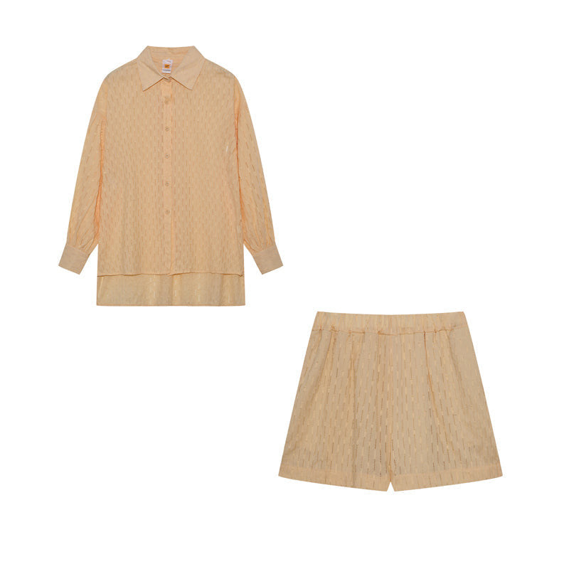 Lässiges Set aus Hemd und Shorts – Produktansicht 16