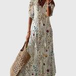 Bequemes Vintage-Boho-Maxikleid für den Sommer – Produktansicht 6