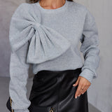 Eleganter Strickpullover mit Schleifendetail – Produktansicht 6