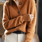 Cardigan aus Wollmischung mit V-Ausschnitt – Produktansicht 8