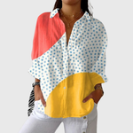 Leichte Blumenbluse mit farbstarkem Druck – Produktansicht 1